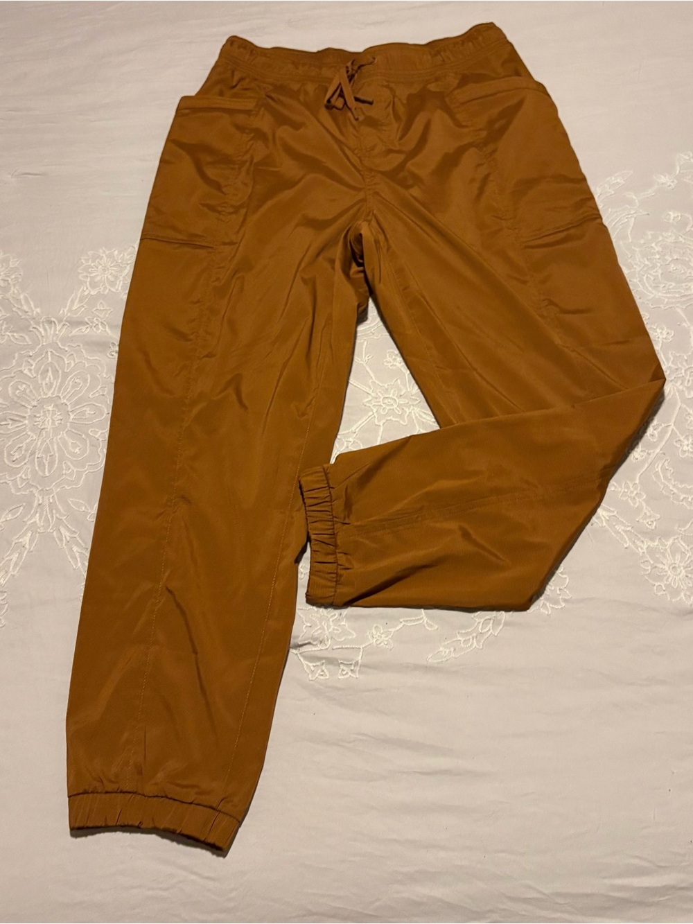 Eddie Bauer Women's Rust Brown Track Joggers